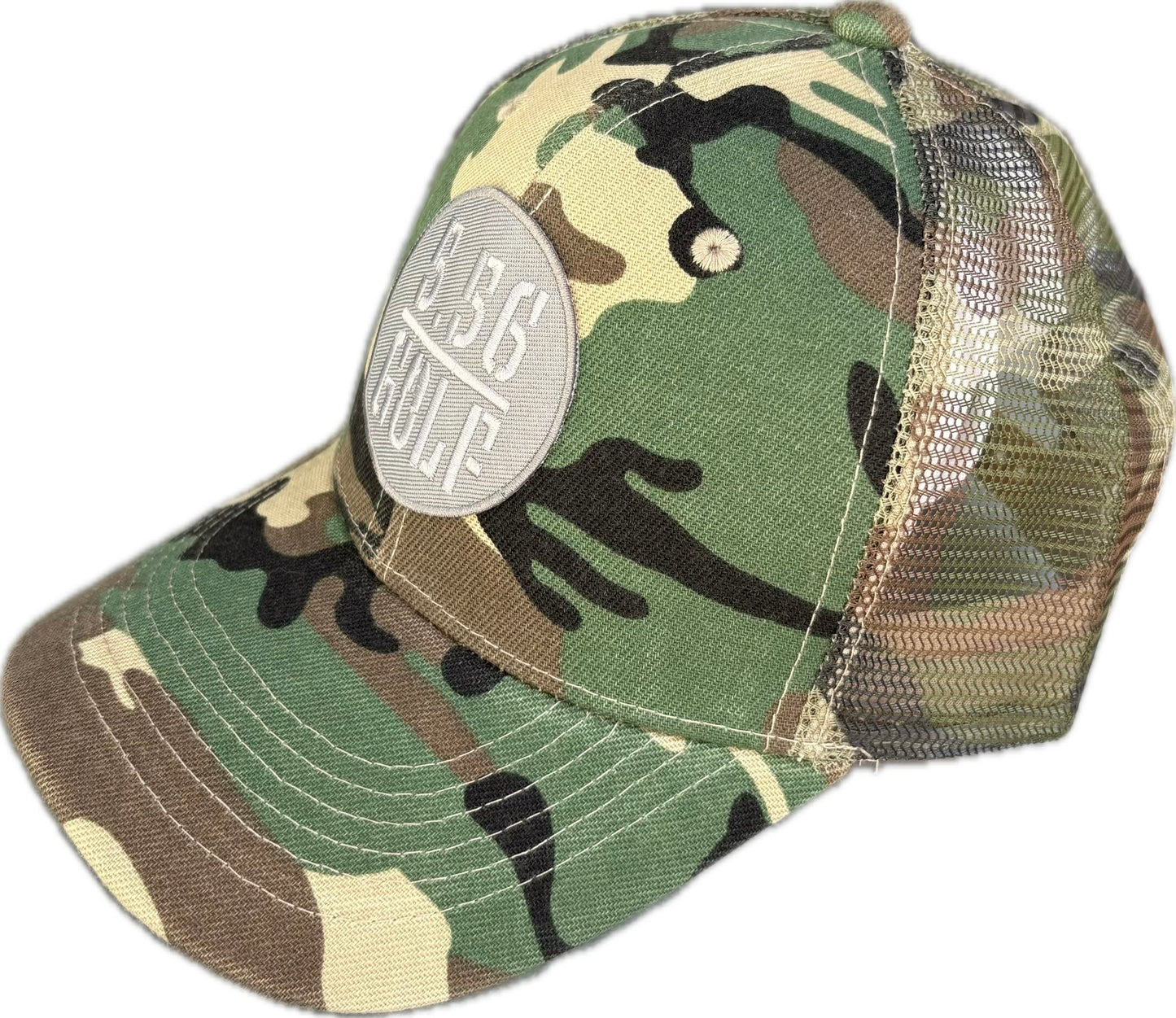 5.56 Golf: Camo Vetted Snap Back Fairway Hat (Copy)
