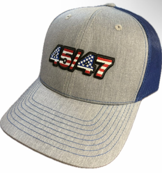 5.56: DJT "45/47" Snap Back Vetted Hat