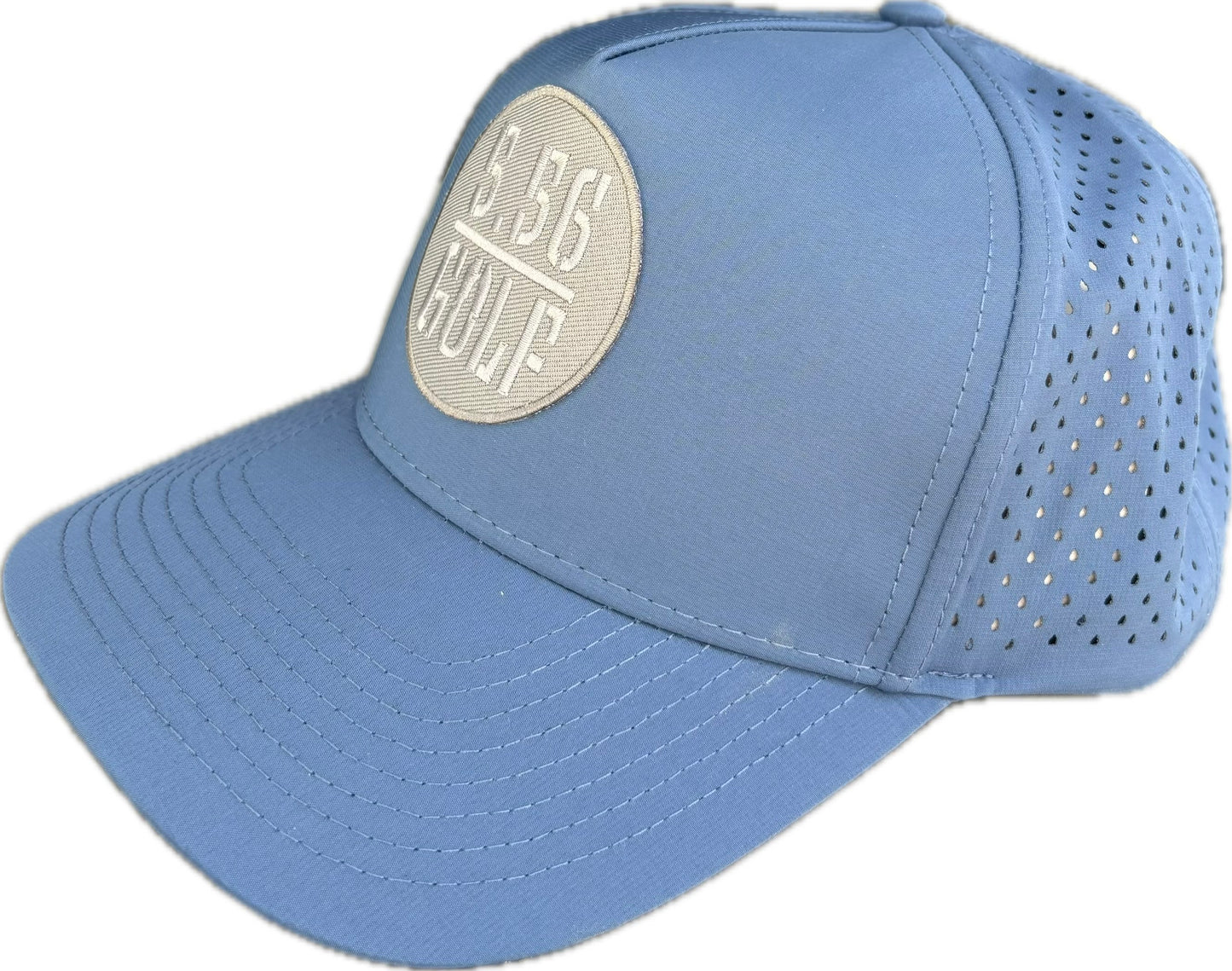 5.56 Golf: Blue Light Weight Vetted Snap Back Fairway Hat