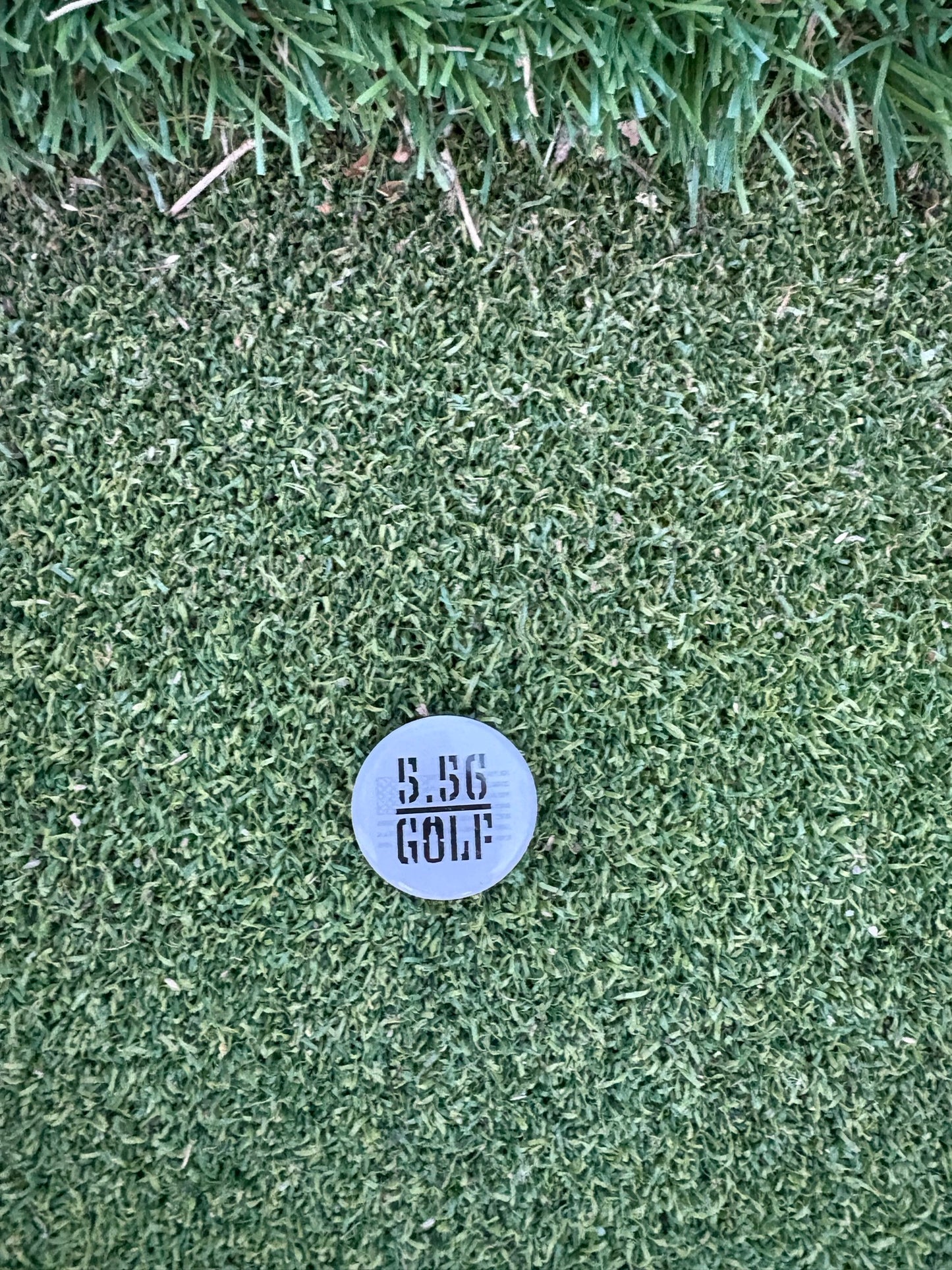 5.56 Golf: (3 PACK) Resin Ball Marker, Magnetic Hat Clip. Easy on & off